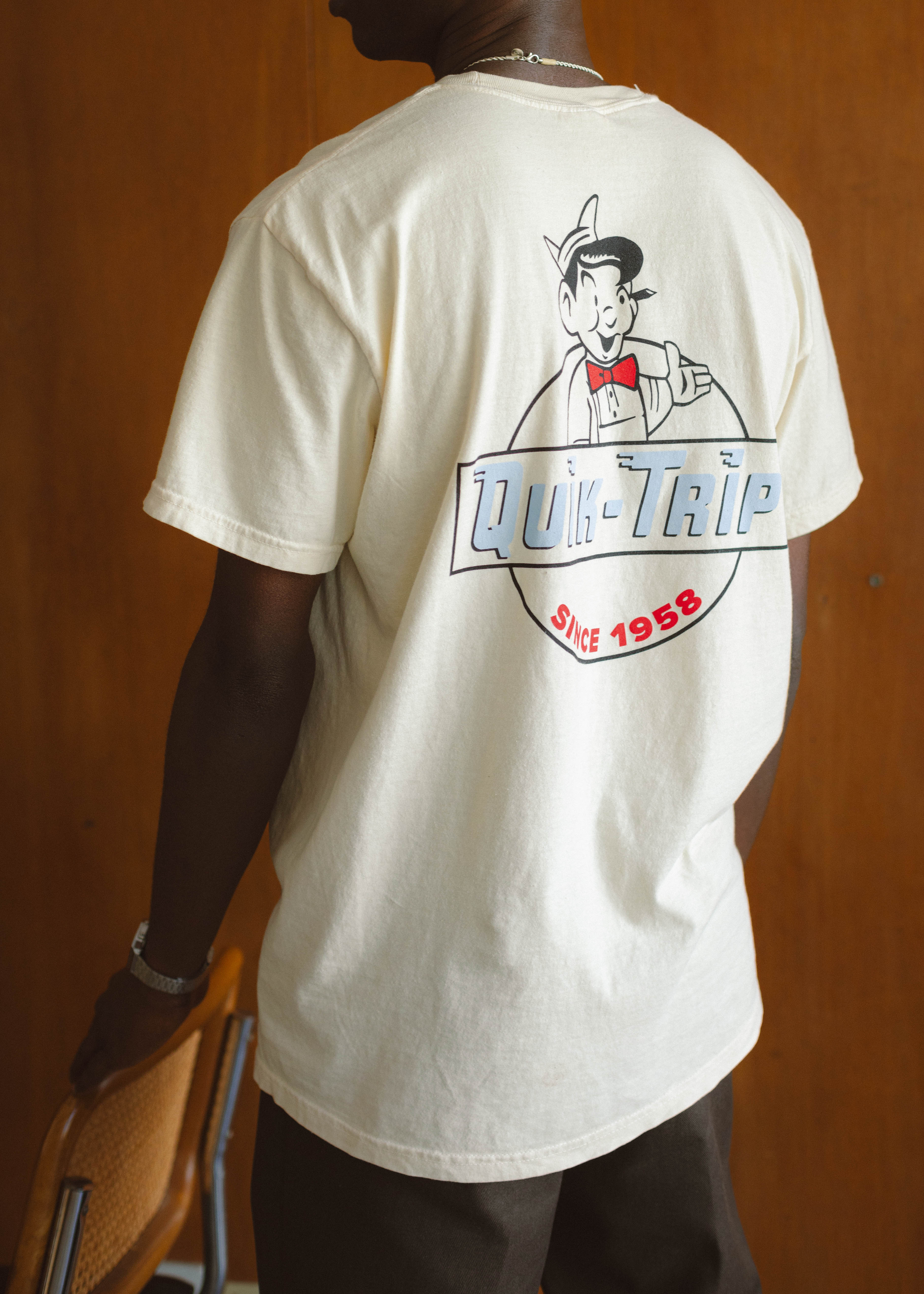 Mr Quikie Cream T-Shirt - Image 3