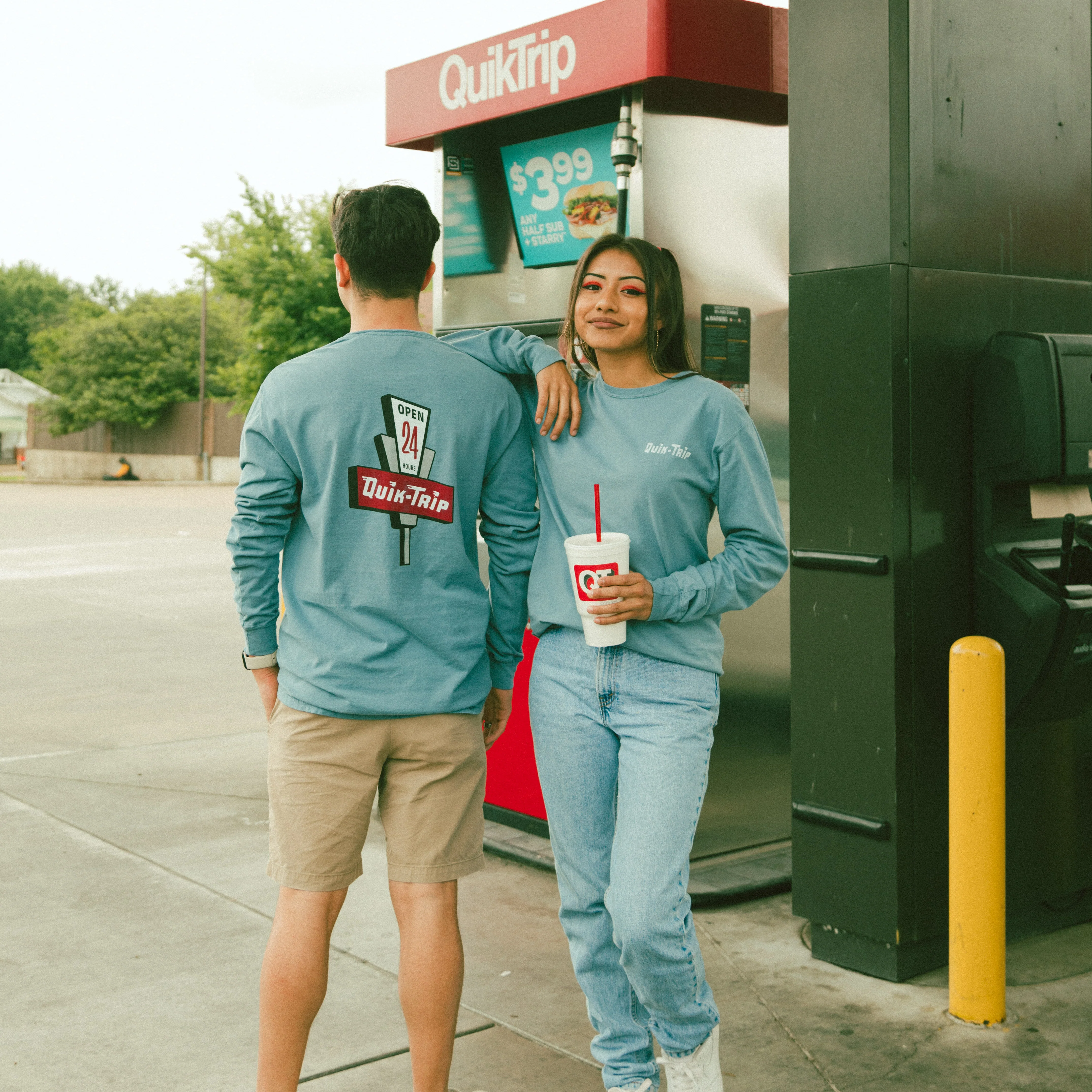 Quik-Trip 24 hours Long Sleeve T-Shirt - Image 3