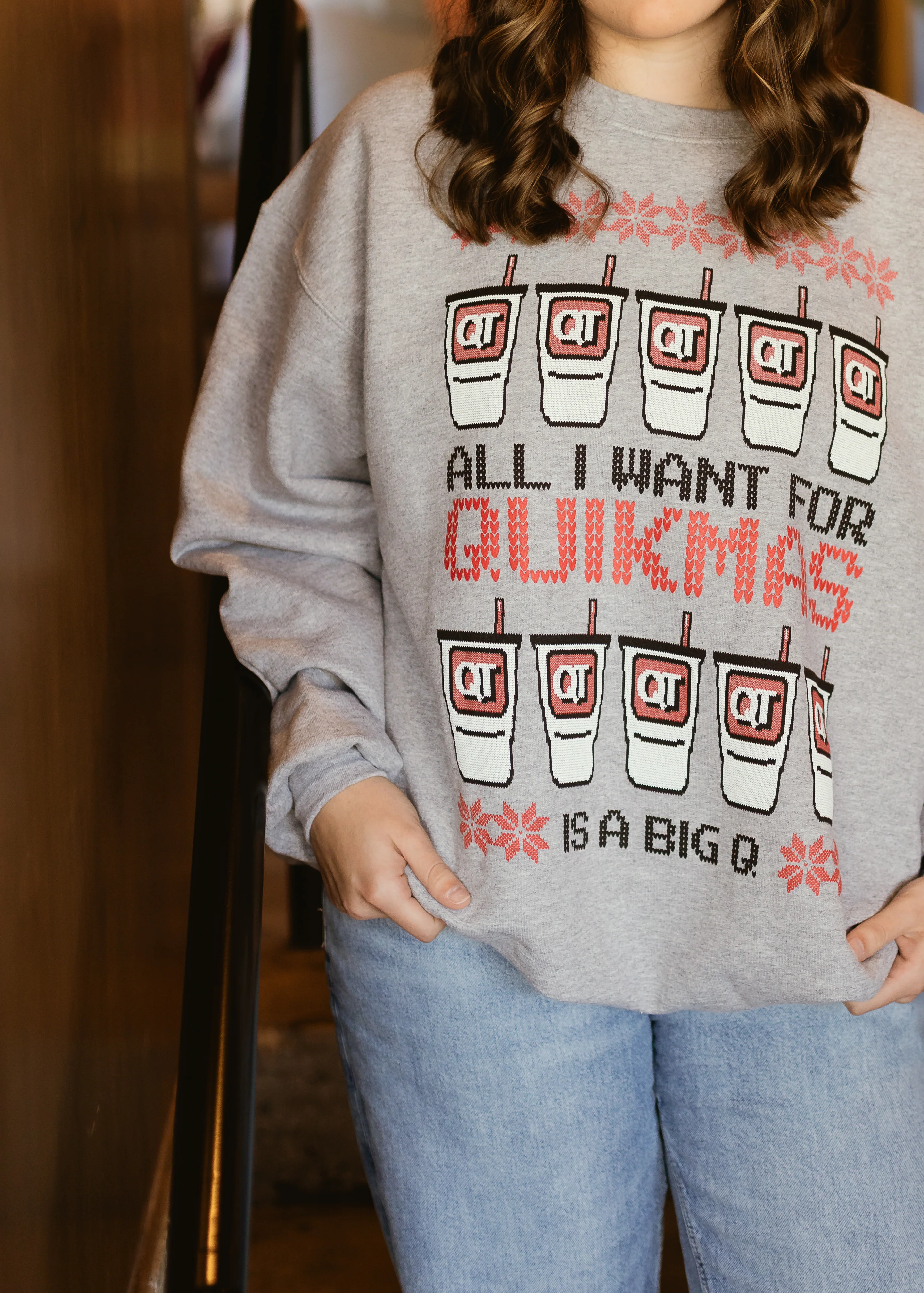 FINAL FEW - QT Christmas Holiday Sweatshirt - Image 3