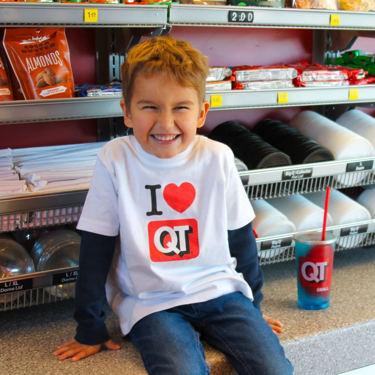 Youth I Heart QT Softstyle T-Shirt - Image 2