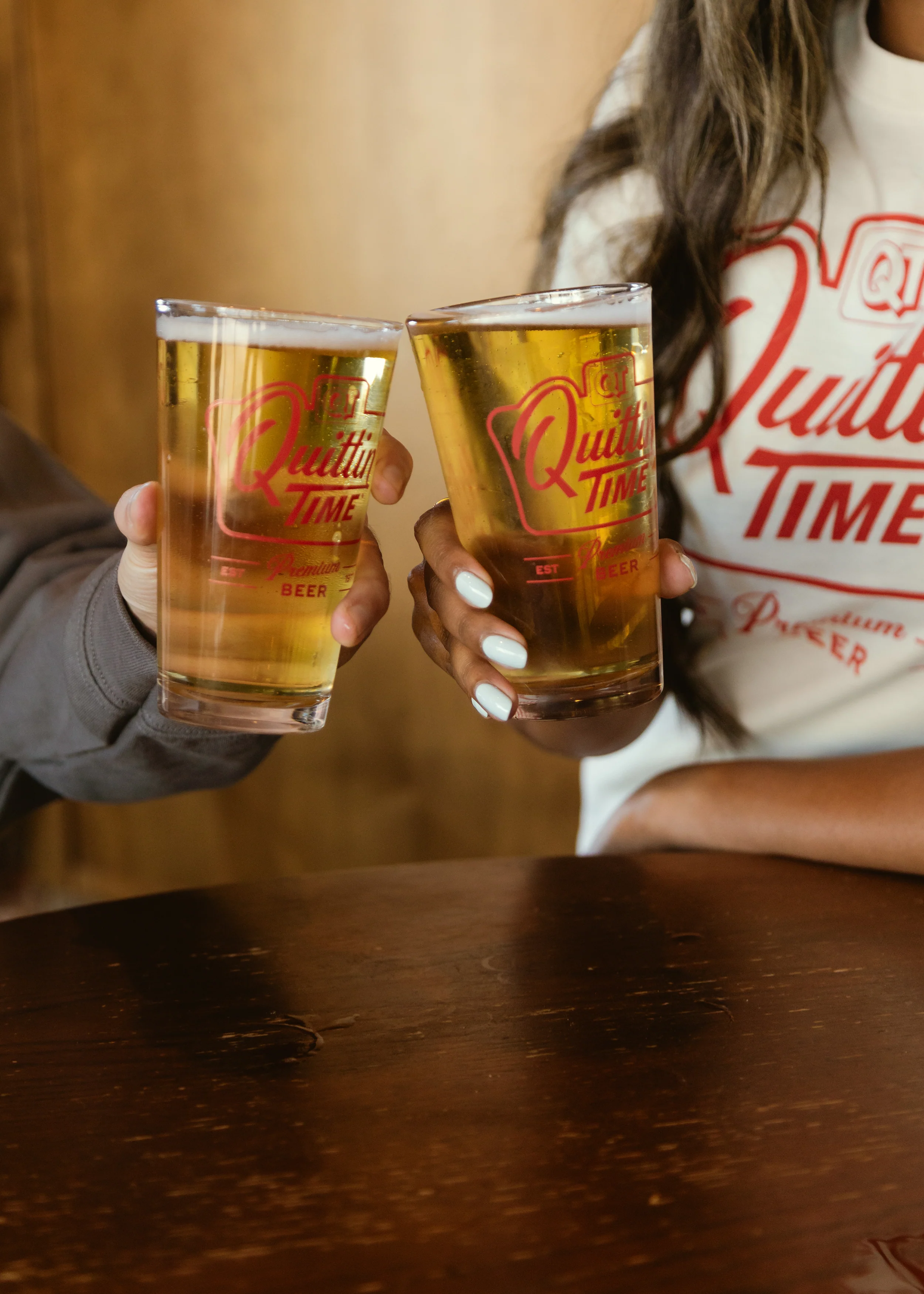 Set of Quittin' Time Pint Glasses - Image 3