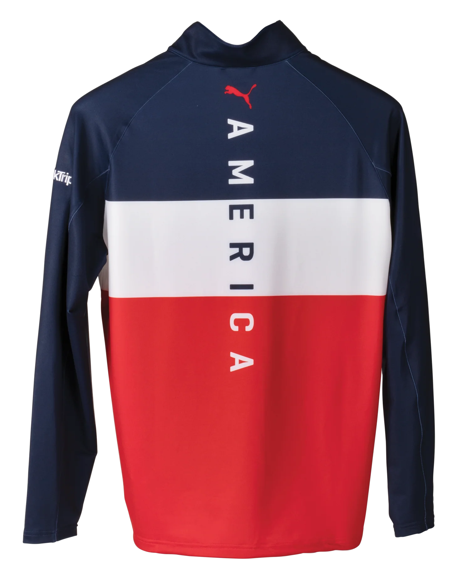 Red/White/Blue Puma Jetstream 1/4 Zip - Image 2
